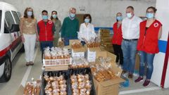 Las galletas que realizaron las Clarisas de Vilar de Astr�s fueron entregadas en Cruz Roja Ourense