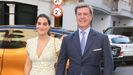 Cayetano Martinez de Irujo lleg al bautizo con su novia, Brbara Mirjn