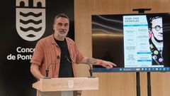 O concelleiro de Cultura, Demetrio Gmez, presentou este xoves a recta final do Ano Castelao en Pontevedra