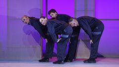 Elena Seijo, Sabela Gago, Fernando Dacosta e Josito Porto actuando na estrea de �Made in Galiza�