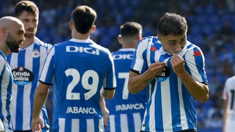 Yeremay festeja un gol en pretemporada