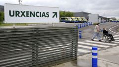 Entrada del servicio de Urgencias de HULA