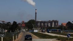 Complejo industrial de Alcoa en San Cibrao