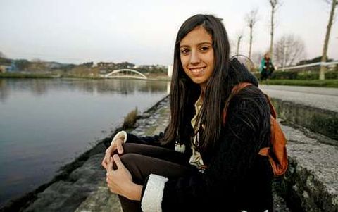Marina disfruta de unos d�as de vacaciones en Pontevedra, donde despedir� el a�o.