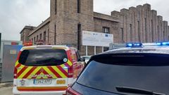 Bomberos y Polic�a, en la estaci�n de San Crist�bal por un escape de gas