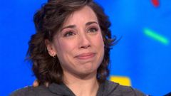 Rosa Rodr�guez en el momento en el que gan� el bote de �Pasapalabra�.