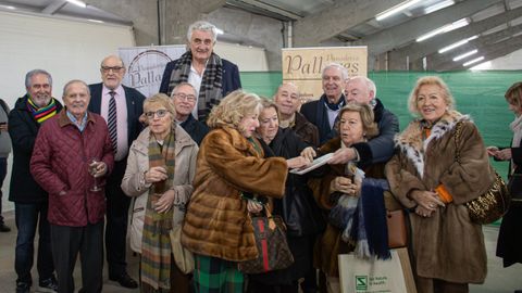 Romay, con algunos asistentes