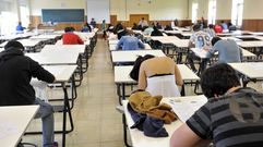 Examen de selectividad en Ferrol