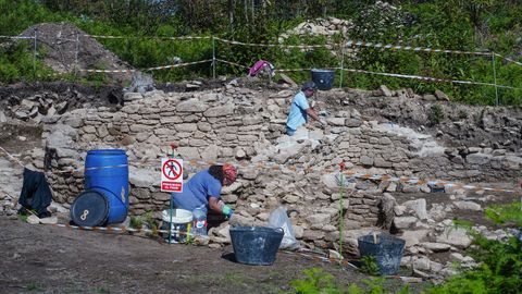 Los trabajos de consolidaci�n de los restos corren a cargo de profesionales en canter�a y restauraci�n