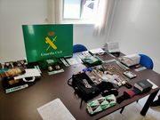 Objetos incautados por la Guardia Civil tras la Operaci�n Veracruz-Miradoiro.