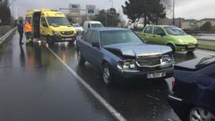 Colisi�n m�ltiple en la avenida San Crist�bal