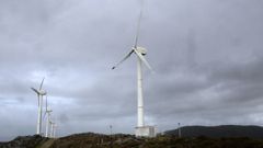 Parque e�lico monte de A Curota