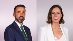  Samuel Ruiz y la portavoz de Compromis en Elche, Esther D�ez