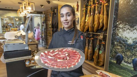 Laura Rey, de Buenjam�n, en Santiago