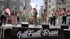 La banda Galifunk Brass actuar en el Festival Eravisto de Palas de Rei