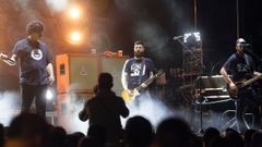 Pablo Mart�nez, a la guitarra, en el festival Revenidas del 2019