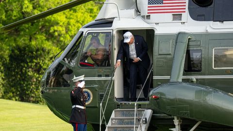 Trump, regresando a la Casa Blanca tras su viaje a China