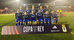 Once del Real Oviedo ante el Manresa
