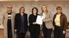La presentaci�n de la nueva aula UNED tuvo lugar ayer en la Casa da Cultura de Vimianzo.