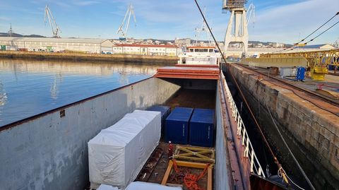 Los equipos para las pruebas de choque fueron transportados a Escocia por la va martima