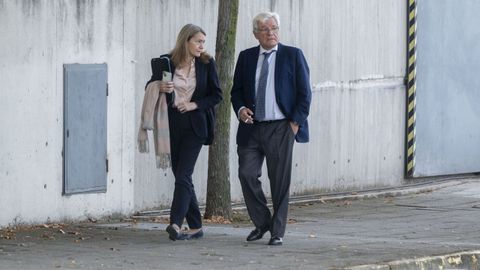 El asesor de Correa, Ramn Blanco, a su llegada a la Audiencia Nacional