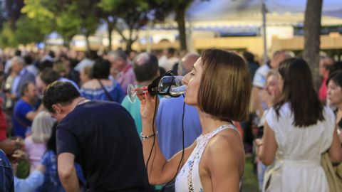 El festival permite degustar en un ambiente relajado los vinos de Ribeira Sacra