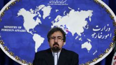 El ministro del Exterior iran�, Bahram Ghasemi