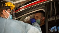 Covid Auto en el CHUO, donde se hacen las PRC