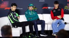 Fernando Alonso.Fernando Alonso ante los medios de comunicacin