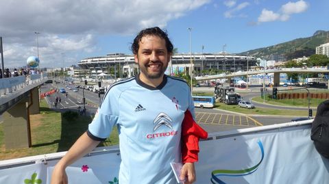 Chegando a Maracan� para a final do Mundial 2014