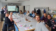 Oficinas de la Europa Bur en Viena, donde una profesora del CPI de Xanceda fue con el Cefore.