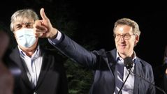 Pedro Puy con Alberto N��ez Feijoo