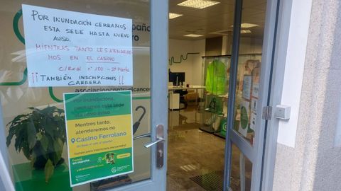 La AECC ha tenido que trasladar sus actividades al Casino Ferrolano