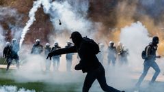 Batalla campal en Bruselas