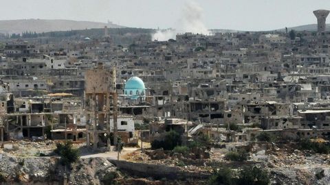 Imagen de la ciudad de Deraa, en el sur de Siria 