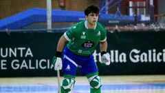 Nil Cervera, durante el partido del Liceo ante el Shum.