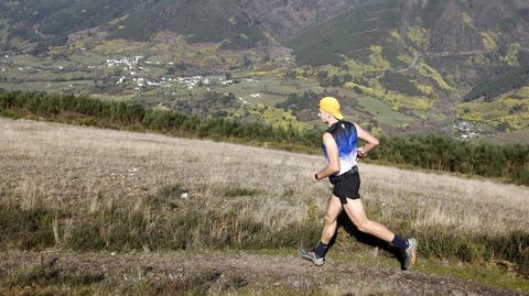 Uno de los participantes en las carreras que se disputaro este domingo