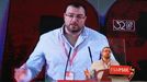 Adri�n Barb�n, en su discurso de toma de posesi�n como secretario general de la FSA
