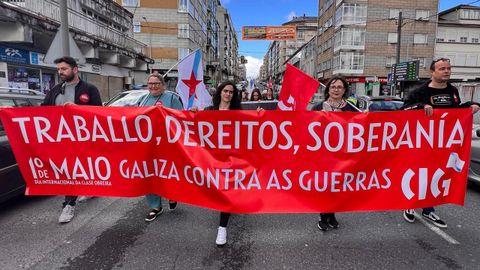 Manifestación en A Estrada.