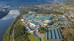 Imagen area de la sede central de Coren, en Santa Cruz de Arrabaldo