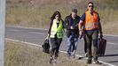 Im�genes de viajeros de los trenes siniestrados en Urda (Toledo)