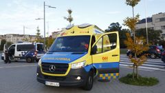 Foto de archivo de un atropello en un paso de peatones de la estaci�n de autobuses de Pontevedra