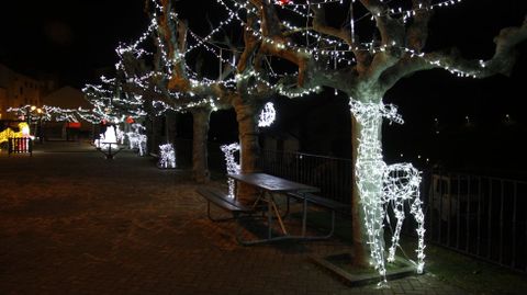 En Carballeda de Valdeorras hay un beln luminoso