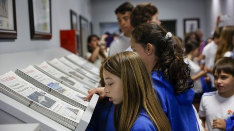 Os asistentes tiveron a oportunidade de co�ecer de preto como se elabora cada d�a o xornal
