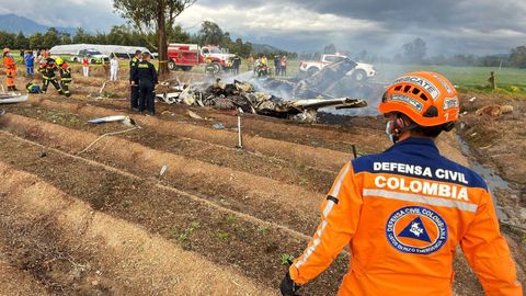Accidente de avioneta en el que muri� Yeison Jim�nez