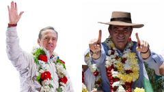 Jorge �Tuto� Quiroga y Rodigo Paz Pereira, candidatos a la presidencia de Bolivia