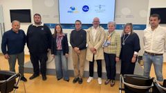 Alcaldes y alcaldesas ourensanos durante la presentaci�n del proyecto ProVide en la Diputaci�n de Ourense.