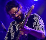 Javier Turnes, durante el concierto de Cee.