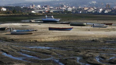 Ensenada de Lourido, en la r�a de Pontevedra, en una imagen del a�o 2006