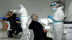 CRIBADO MASIVO CON TEST DE ANTIGENOS EN EXPOCORU�A PARA EL COVID-19.